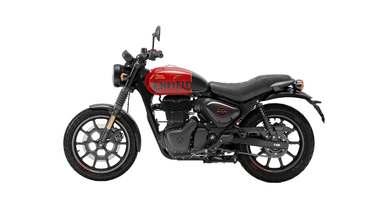 Royal Enfield Hntr 350cc Rebel Red Bikeup Nice 3599